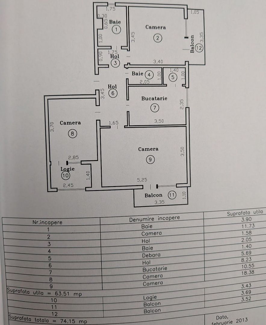 Apartament 3 camere  renovat in zona Lipovei - Poză 24