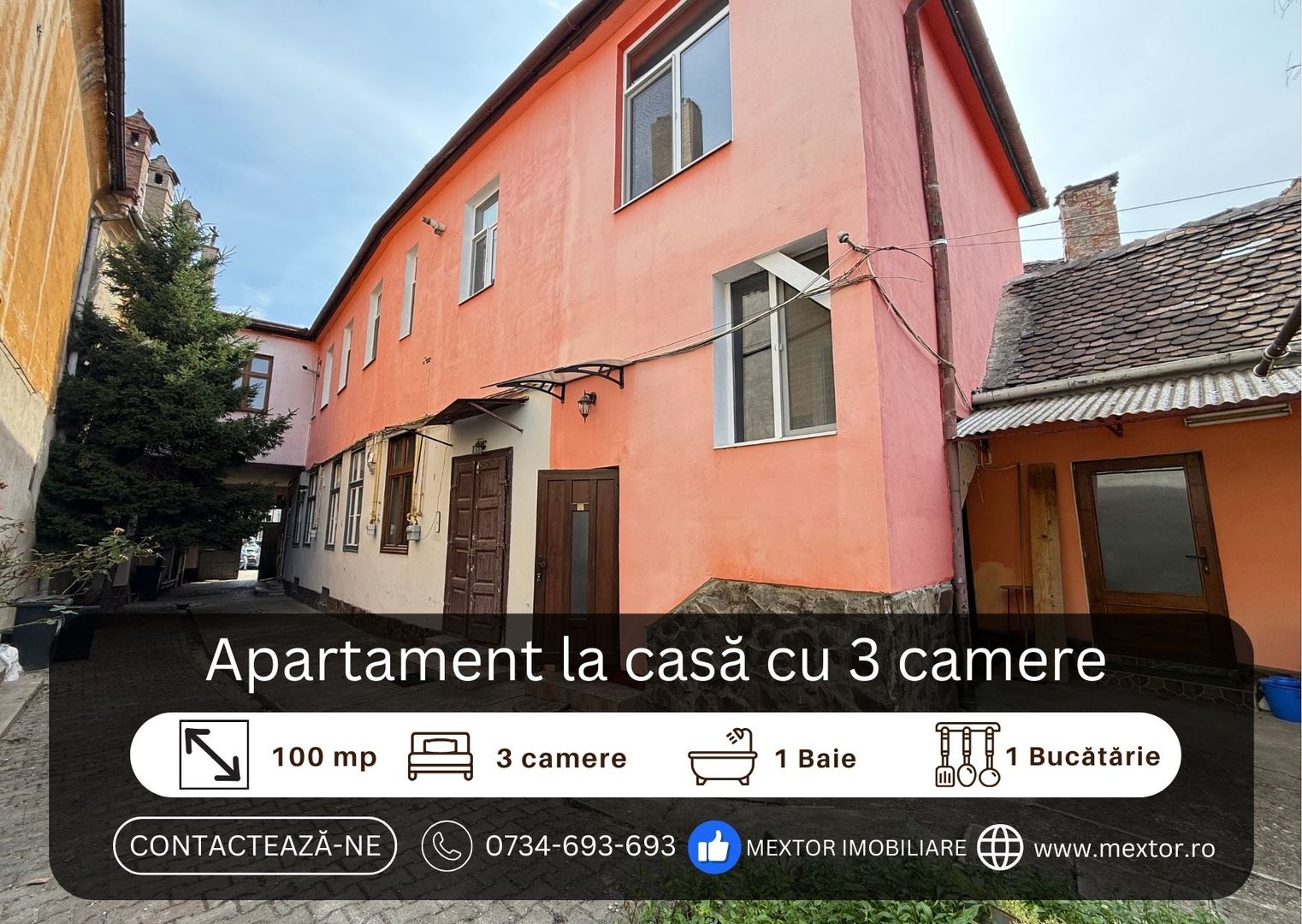 Apartament 3 camere, Mediaș - Poză 1