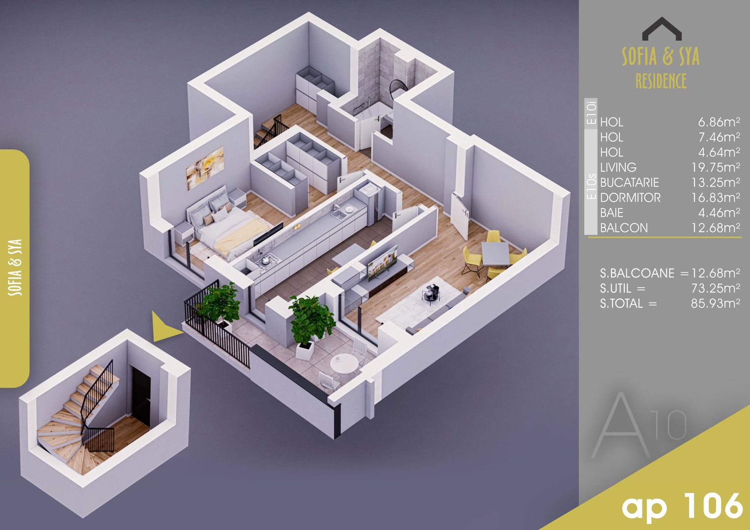 2 camere acte gata  parcare gratuita  Pallady-10 min Metrou N Teclu - Schiță 10