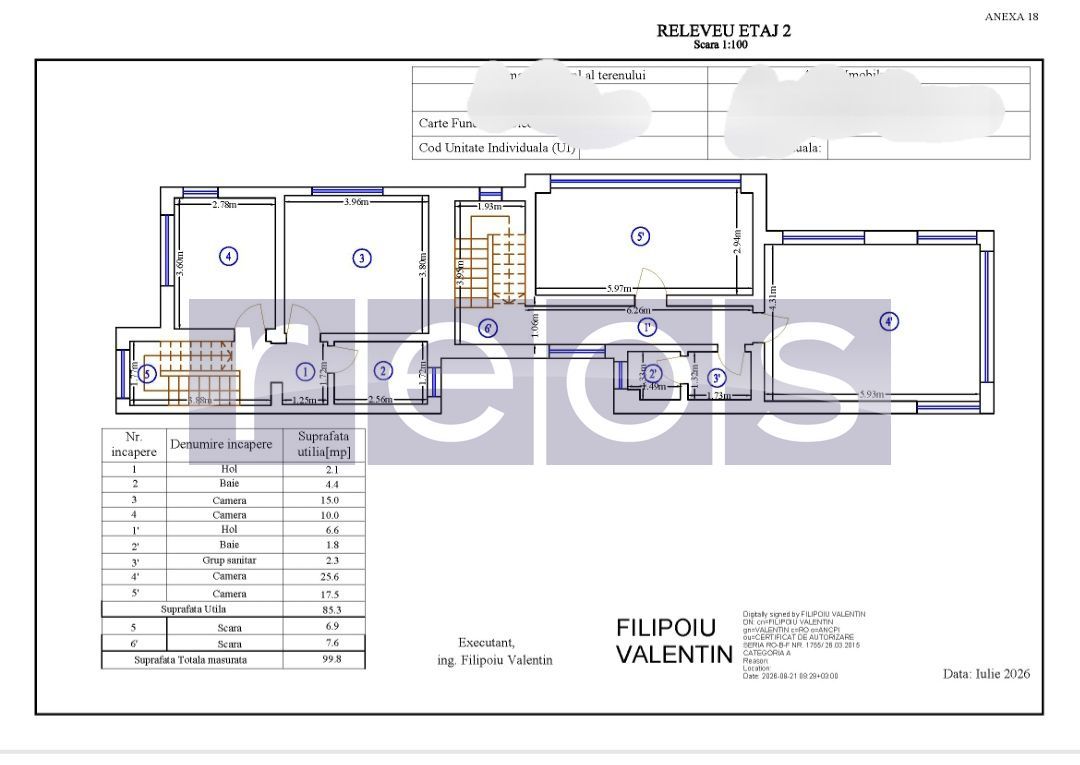 INCHIRERE VILA SPATIU COMERCIAL BIROU CLINICA TITULESCU BANU MANTA 600MP 8 CAMER - Poză 8
