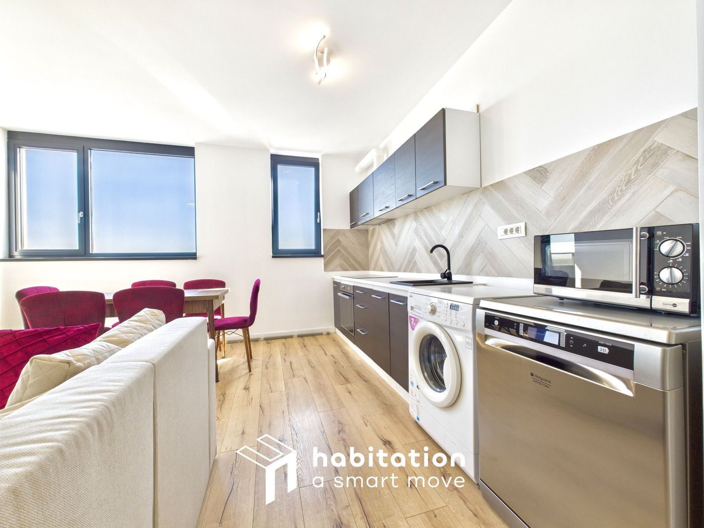 ISHO Living: Apartament 2 Camere cu vedere panoramica - tur virtual - Poză 10