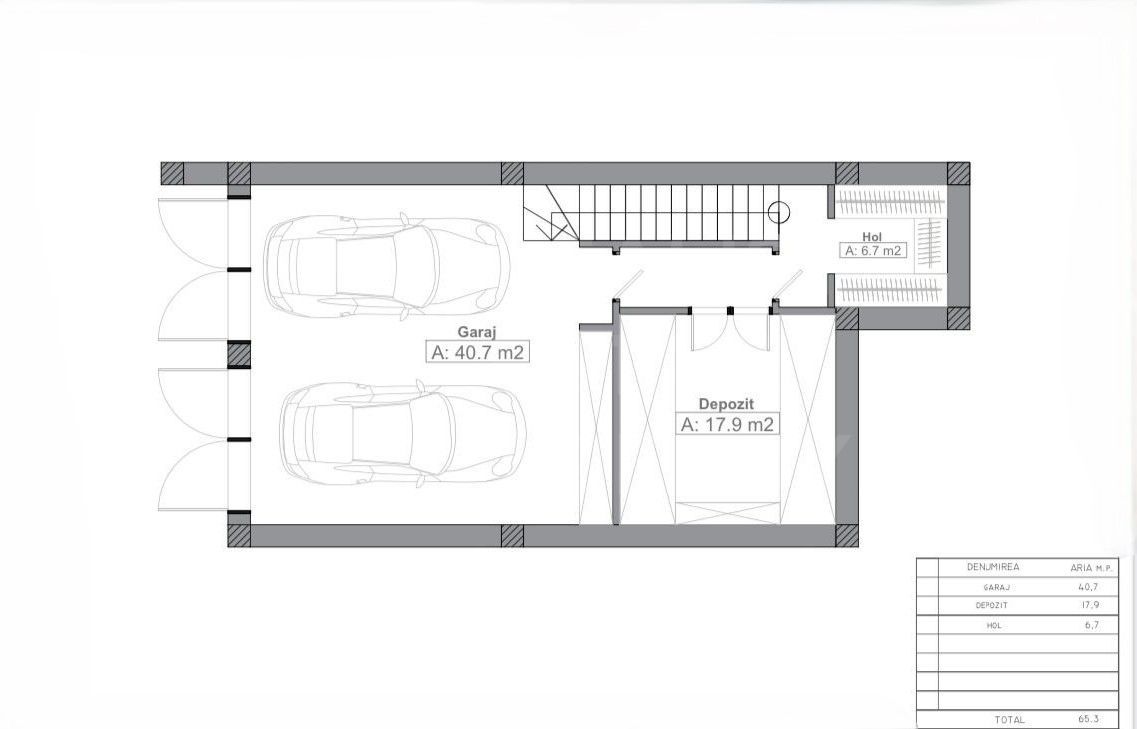 Vânzare, Proiect de 8 townhouse, str. Dumbrăviței, Hrușova, Criuleni - Poză 4