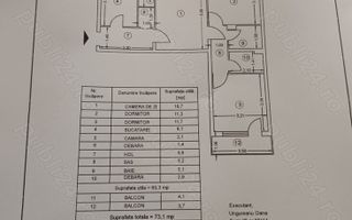 Podu Ros- Central- Fara Risc Seismic- 3 camere  73mp ! - Poză 1