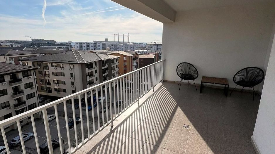 Apartament 2 camere cu terasă, parcare subterană, mobilat complet - Poză 2