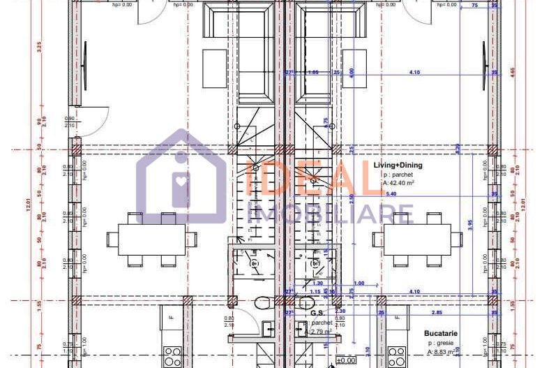 Casa cu 4 camere si 250 mp de curte, in Cartierul Arhitectilor - Schiță 15