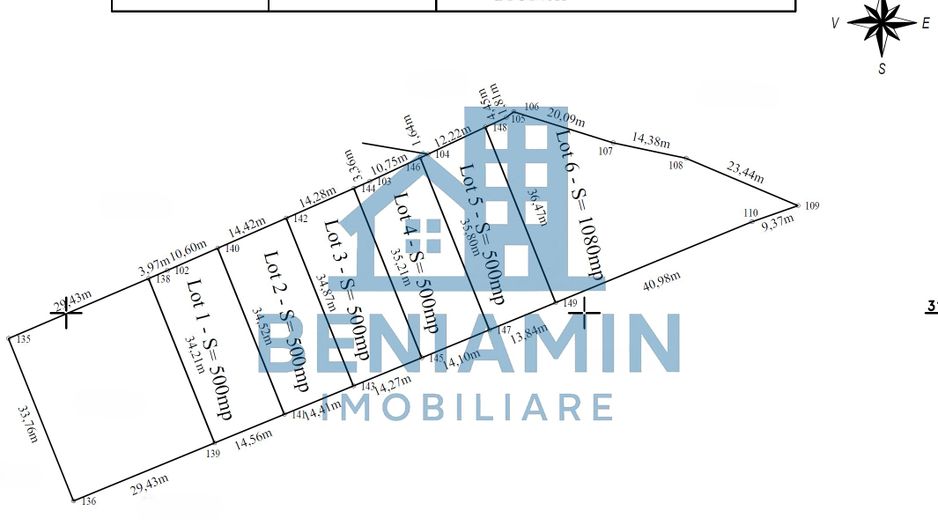 Parcele de teren 500mp-Leamna-Apa-Curent -rate - Poză 2