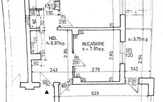 2 Camere 50mp Rovine an1985 etaj2 AC teava de gaze - Schiță 10