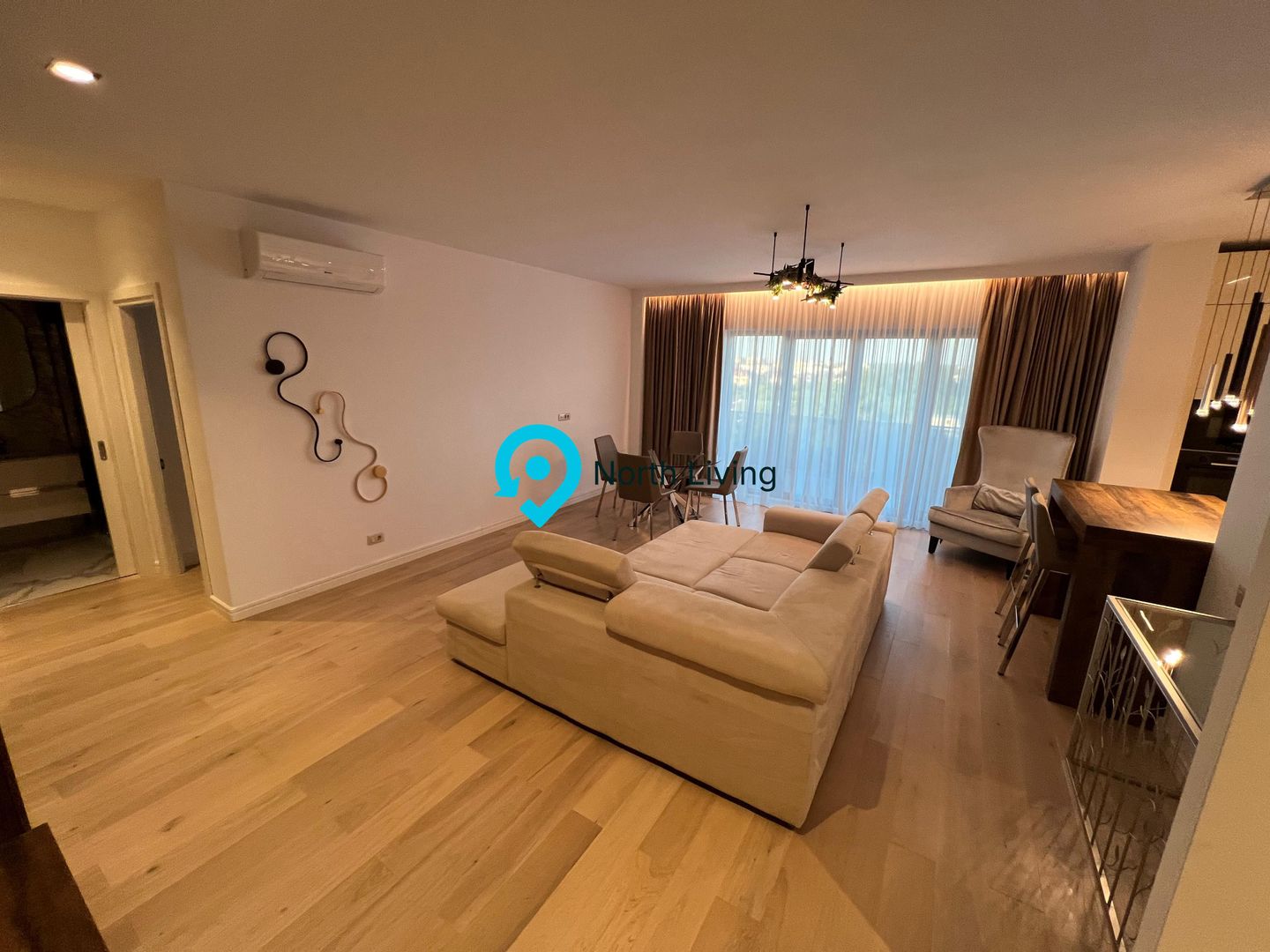 Apartament elegant și luminos de închiriat lângă British School - Poză 3