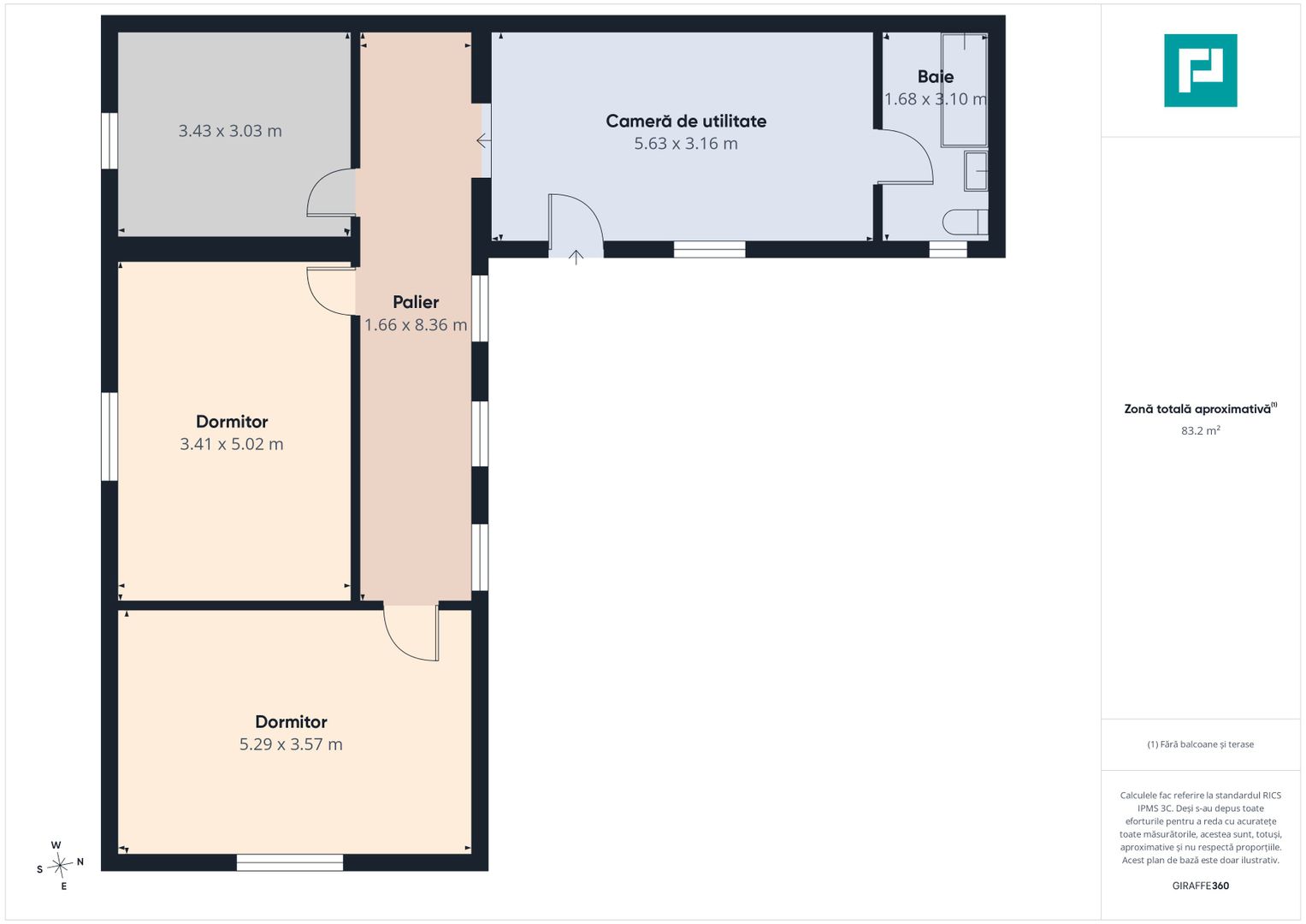 Duplex 3 camere pe colț în Dumbrăvița - Poză 6