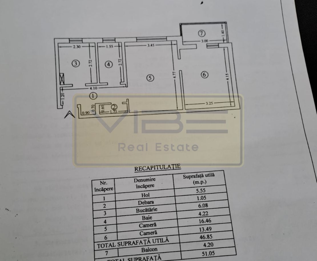 Tudor Vladimirescu -etaj 1- 51 mp! - Poză 3
