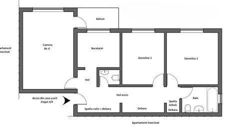 Apartament de vanzare 68 mp Iosia Nord Oradea