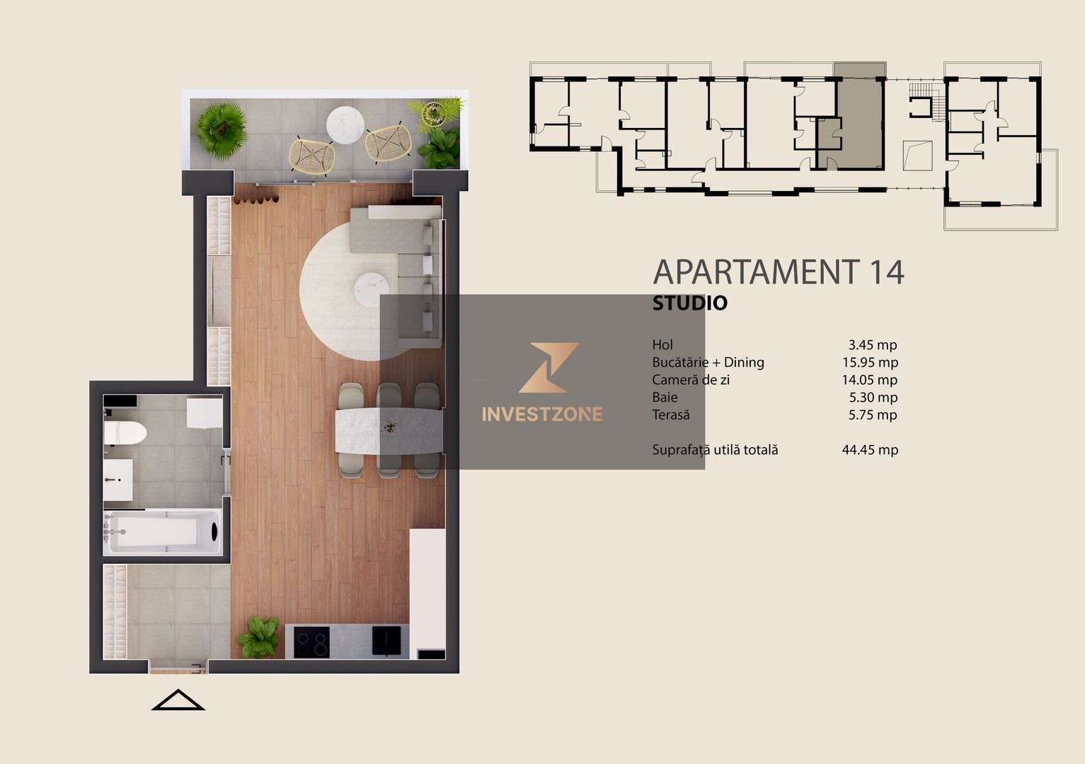 Arlo Residence-Studio de vanzare - Poză 10