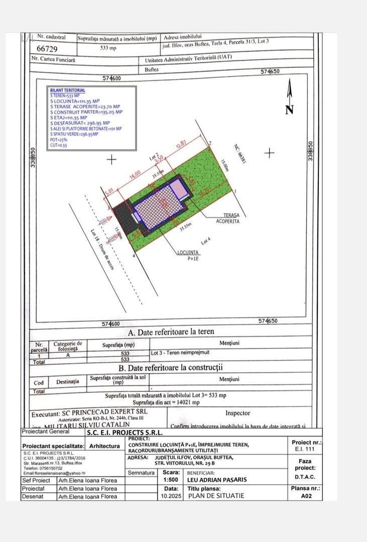 Teren 533 mp - Buftea - Poză 5