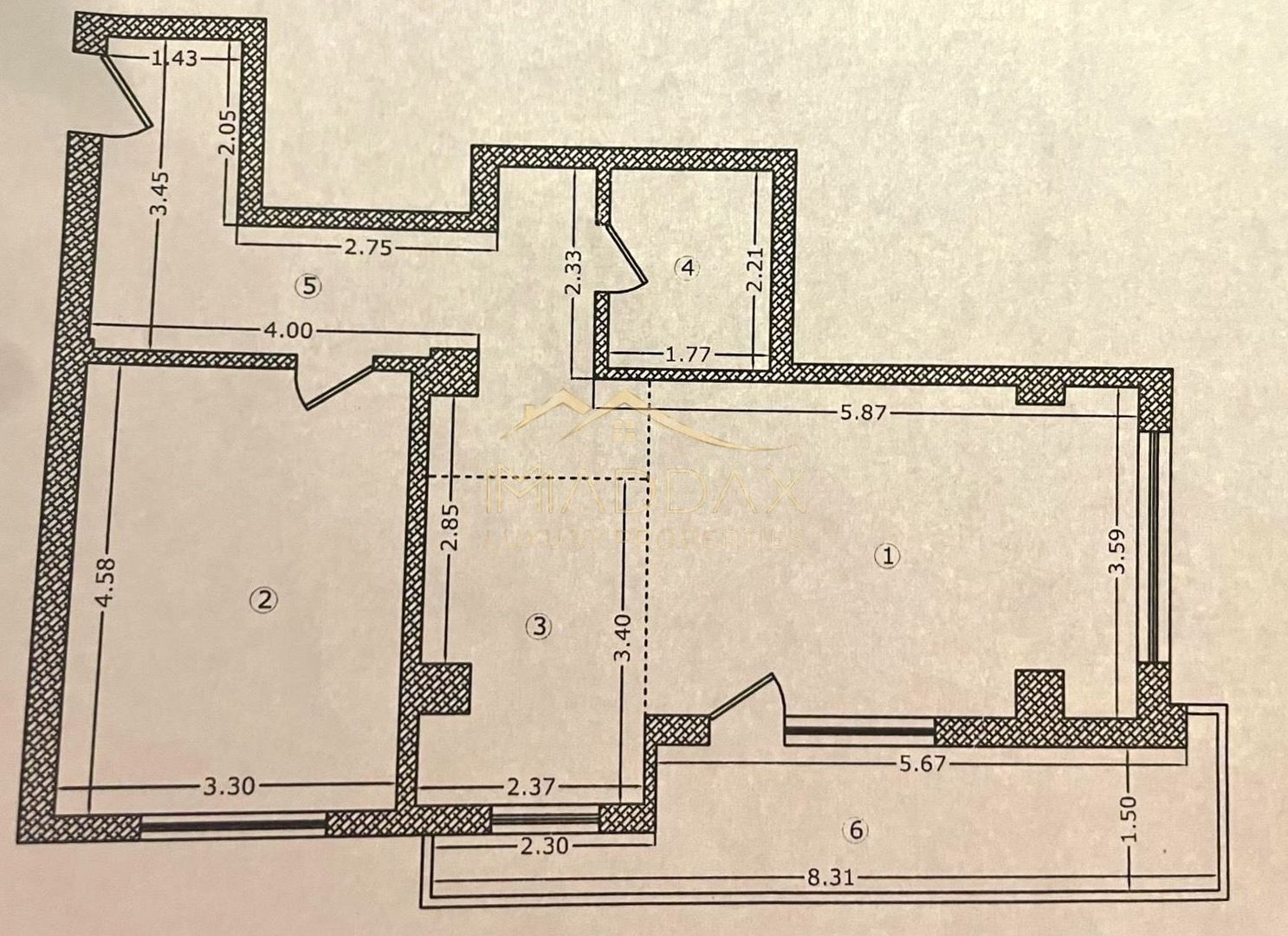 Apartament cu 2 camere *70mp utili*/ Boutique Building / Floreasca - Lacul Tei - Schiță 43