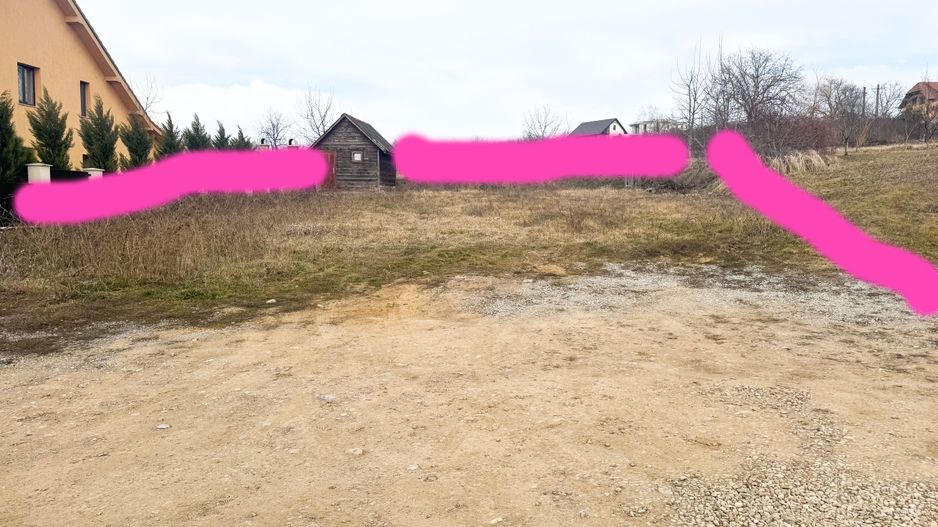 Teren Paleu 681 MP, preț 43.000€ vedere panoramică spre lac - Poză 3