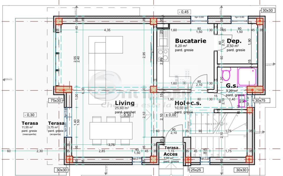 Casă moderna P+E 4 camere – Bârnova, 100 mp, curte 250 mp -180.000 € - Poză 14