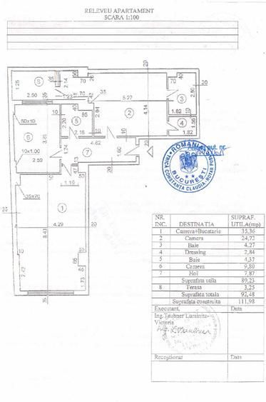 De inchiriat apartament 3 camere in zona Dorobanti, Floreasca - Poză 15