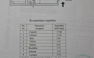 Apartament 2 camere - Mihalache - Schiță 10