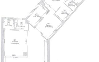 Spatiu comercial cu preluare chirias 1900 euro/ luna! Randament 6! - Schiță 1