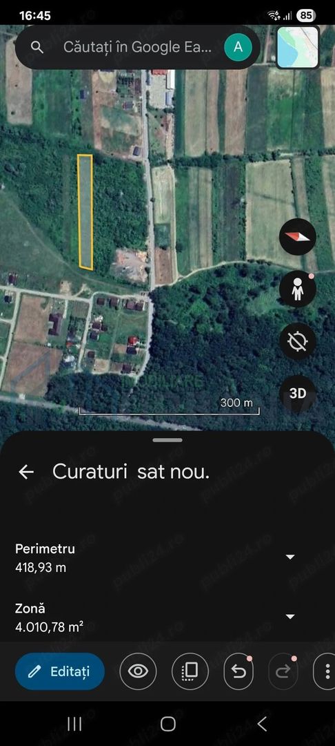 Teren intravilan de vânzare în Curături, comuna Ciurea, Iași - 4.000 mp - Poză 5