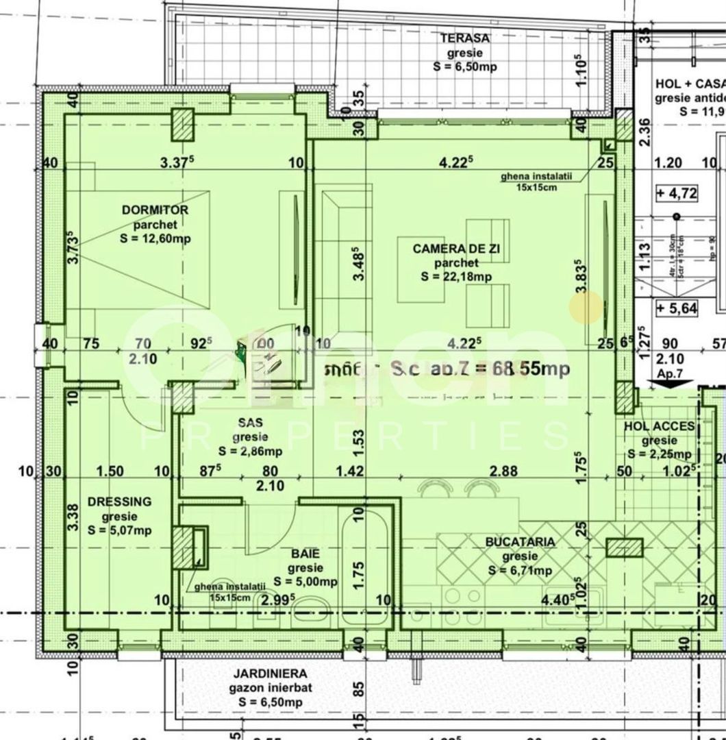 Apartament cu 2 camere, situat in bloc nou, cu parcare, zona Salciei - Poză 2