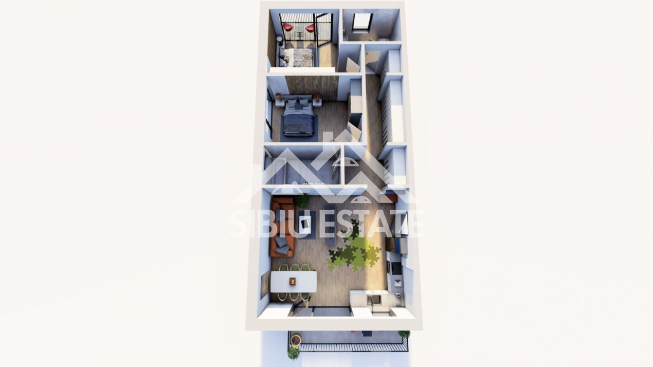 Apartament 3 camere  , 88,7 mp utili , Etaj 1 - Poză 7