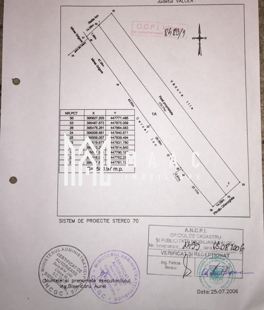 Teren extravilan 2581 mp | Râureni, Râmnicu Vâlcea | utilități la limită - Poză 2