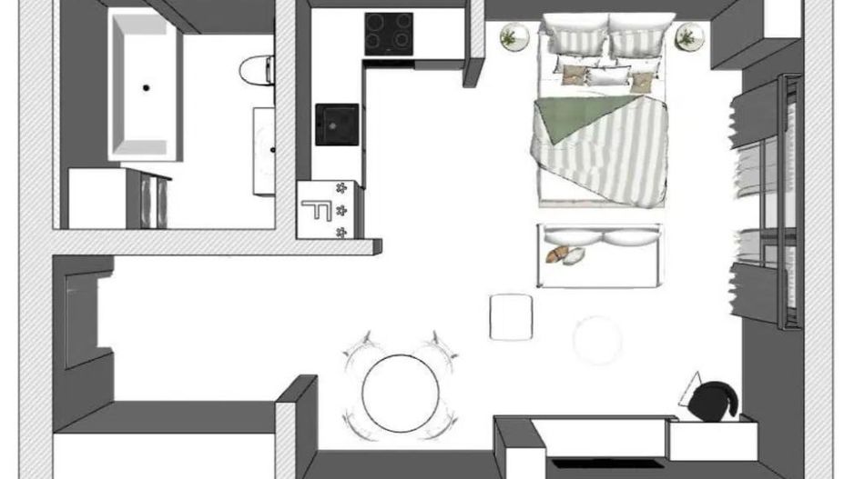 Studio premium, la cheie, Green Residence Tudor + parcare - Poză 10