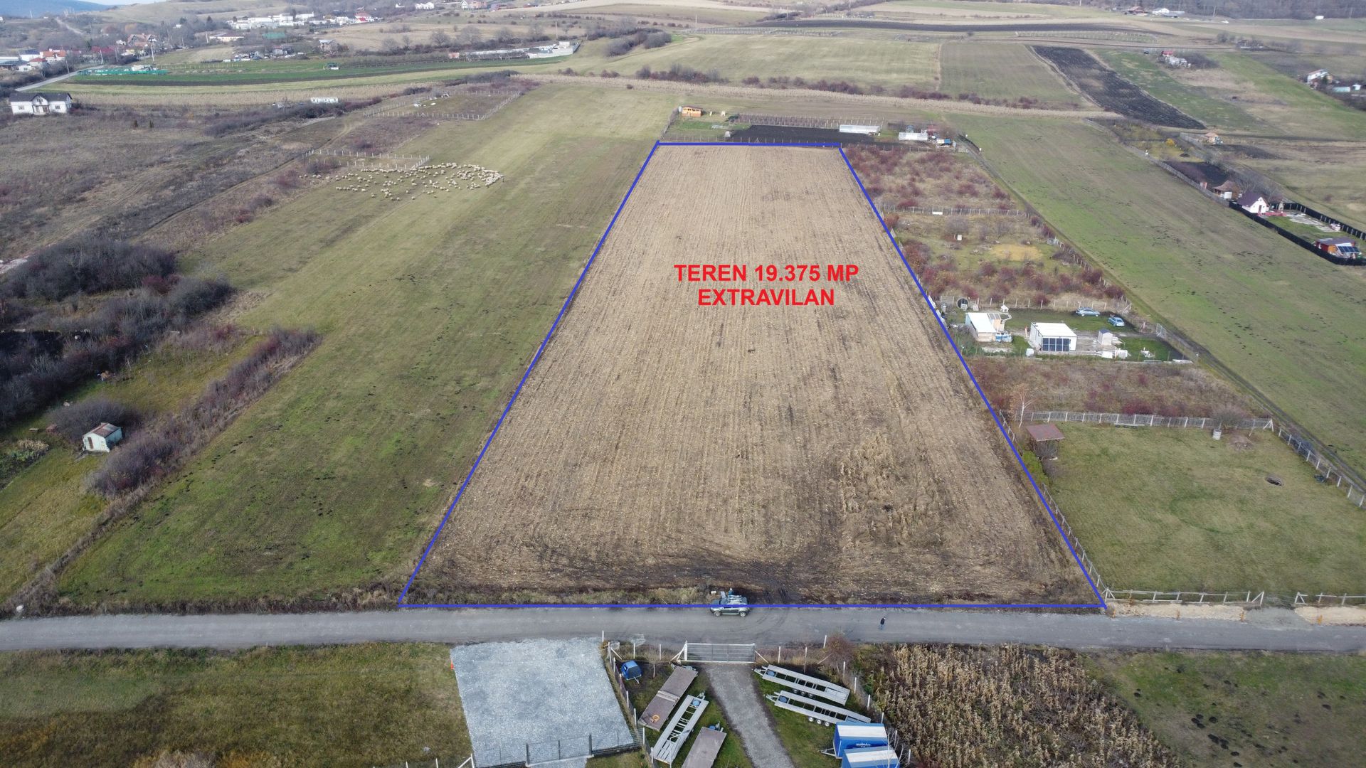 Teren 19.375 mp Dâmbu Rotund. Potențial rezidențial. Extravilan - Poză 1