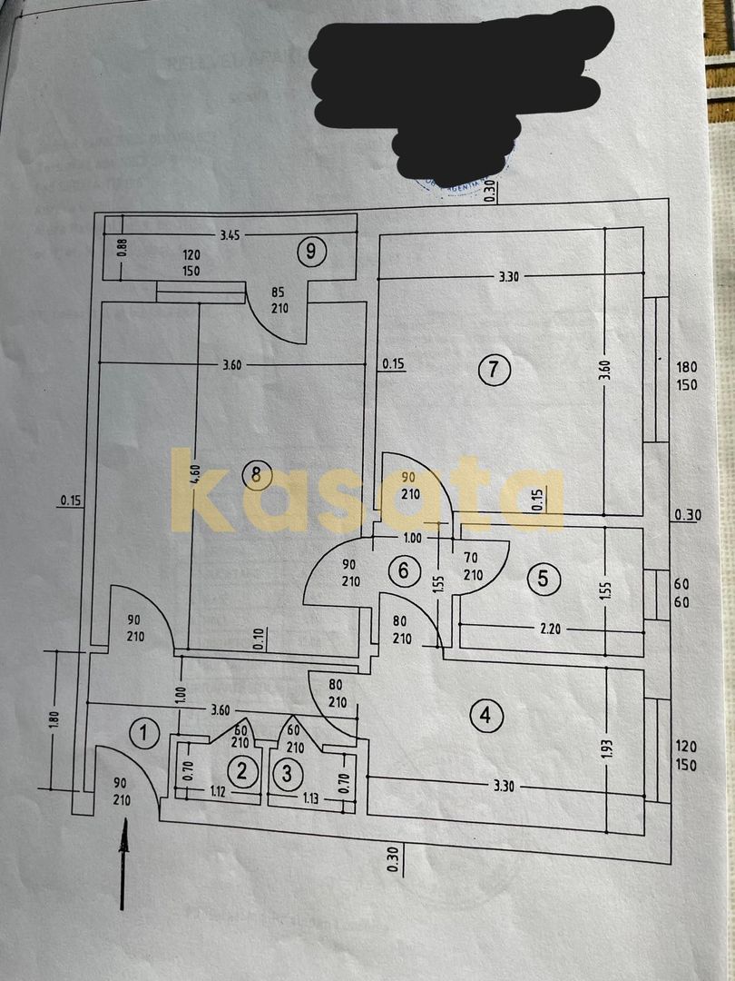 2 Camere | Etaj Intermediar | Renovare 2025 | Instalatii Noi - Schiță 26