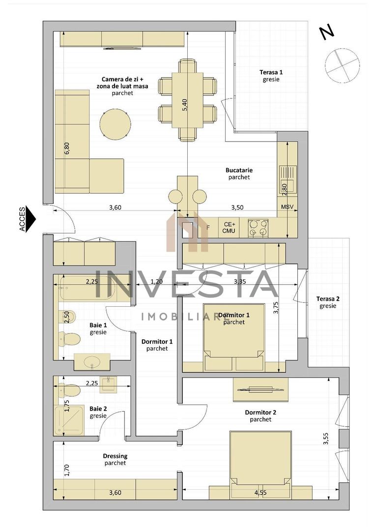 Apartament exclusivist/Zona Iulius Mall - Schiță 10