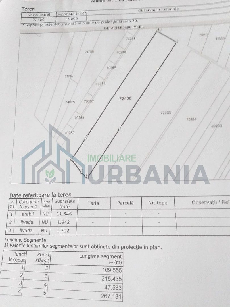Teren agricol extravilan în Miroslava, Iași – 15.000 mp, acces facil - Poză 2