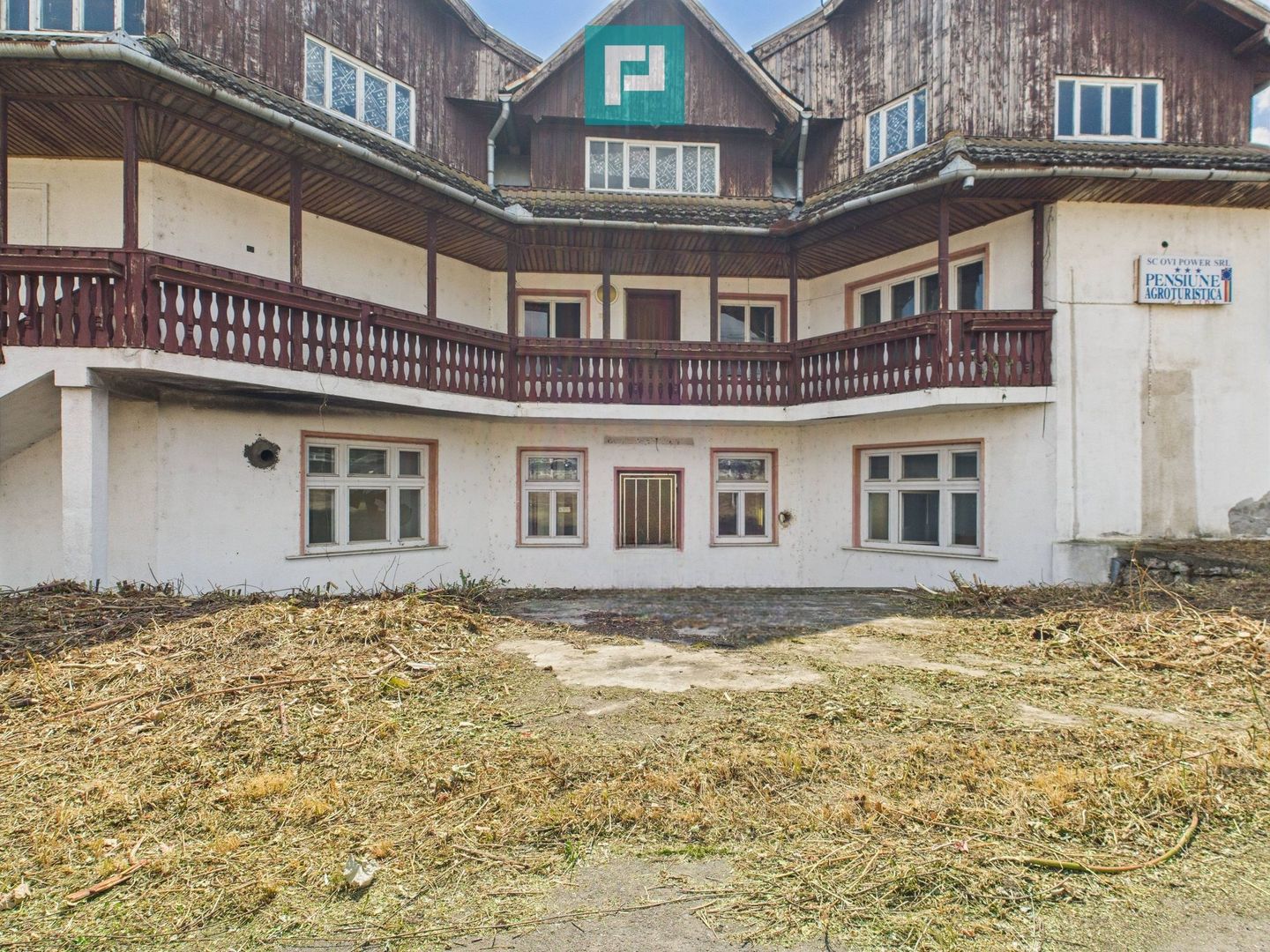 Pensiune cu teren 6464 mp in Geoagiu pe Raul Mureș - Poză 2