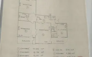 3 Camere Lux Decomandat | Zona Centrală Libertății | 3 Balcoane | - Schiță 13