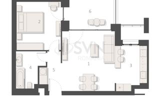 REA1023504 Apartament 2 camere inchiriere NOU complet mobilat si utilat Barbu Va - Poză 7