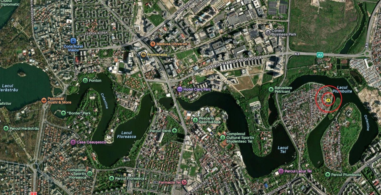 TEREN CONSTRUCTIE CASA ZONA TEI - LAC PLUMBUITA - Poză 4
