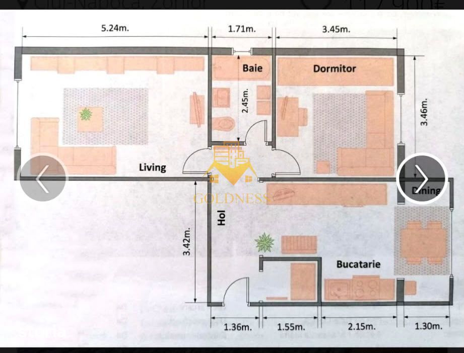 Apartament 2 camere decomandate Zorilor Zona Sigma. Apartament renovat - Poză 4