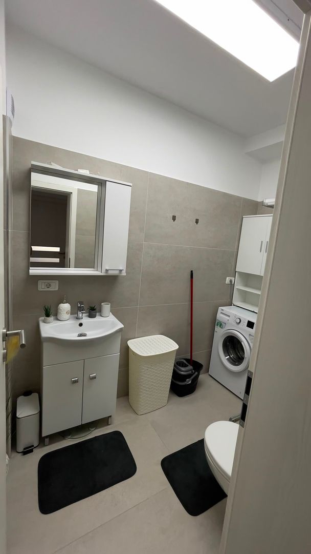 1 Cameră | Bloc nou | Centrală proprie | AC | Parcare | Balcon - Poză 12