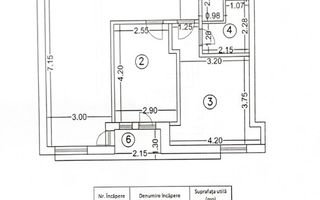Apartament 3 camere Otopeni ultracentral – de la dezvoltator - Schiță 7