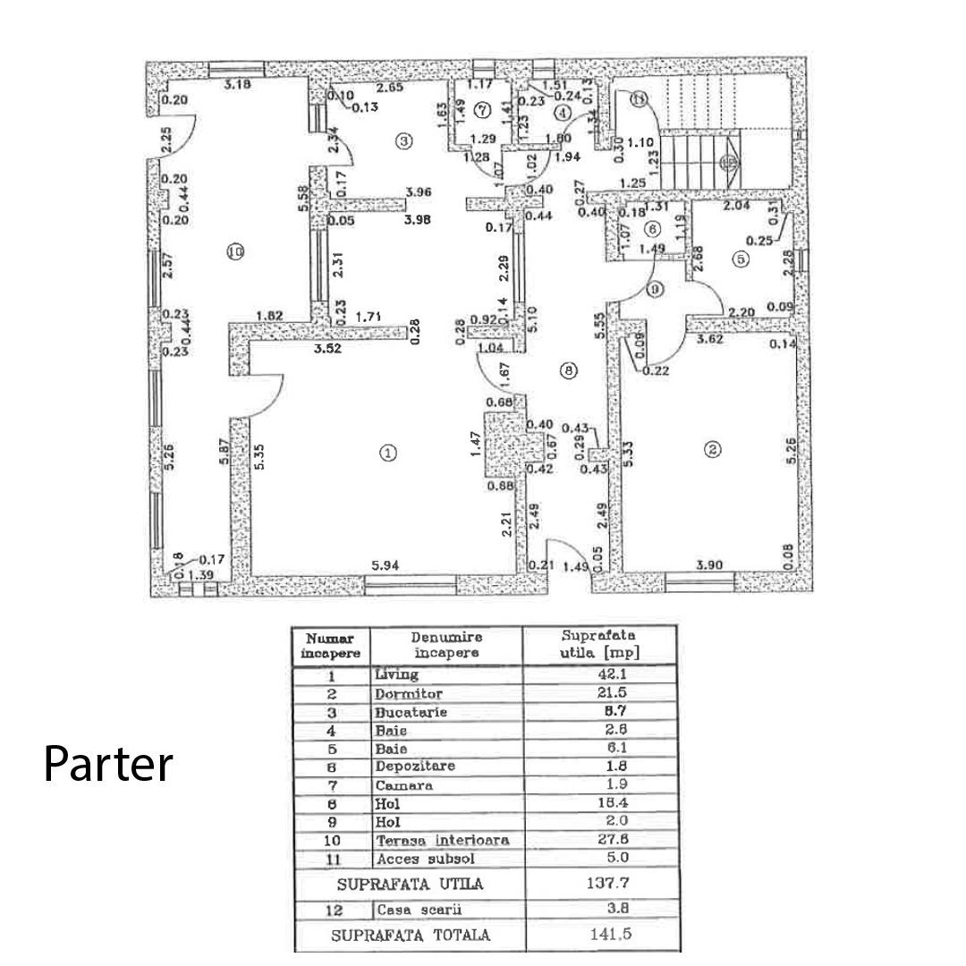 Teren+Vila S+P+1 COCIOC-PERIS  Nu ratati ocazia de a o viziona ! - Schiță 3