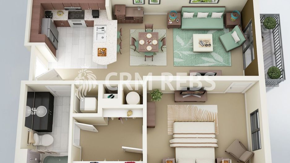 2 camere | bloc nou finalizat | zona Rosetti vino la vizionare - Schiță 4