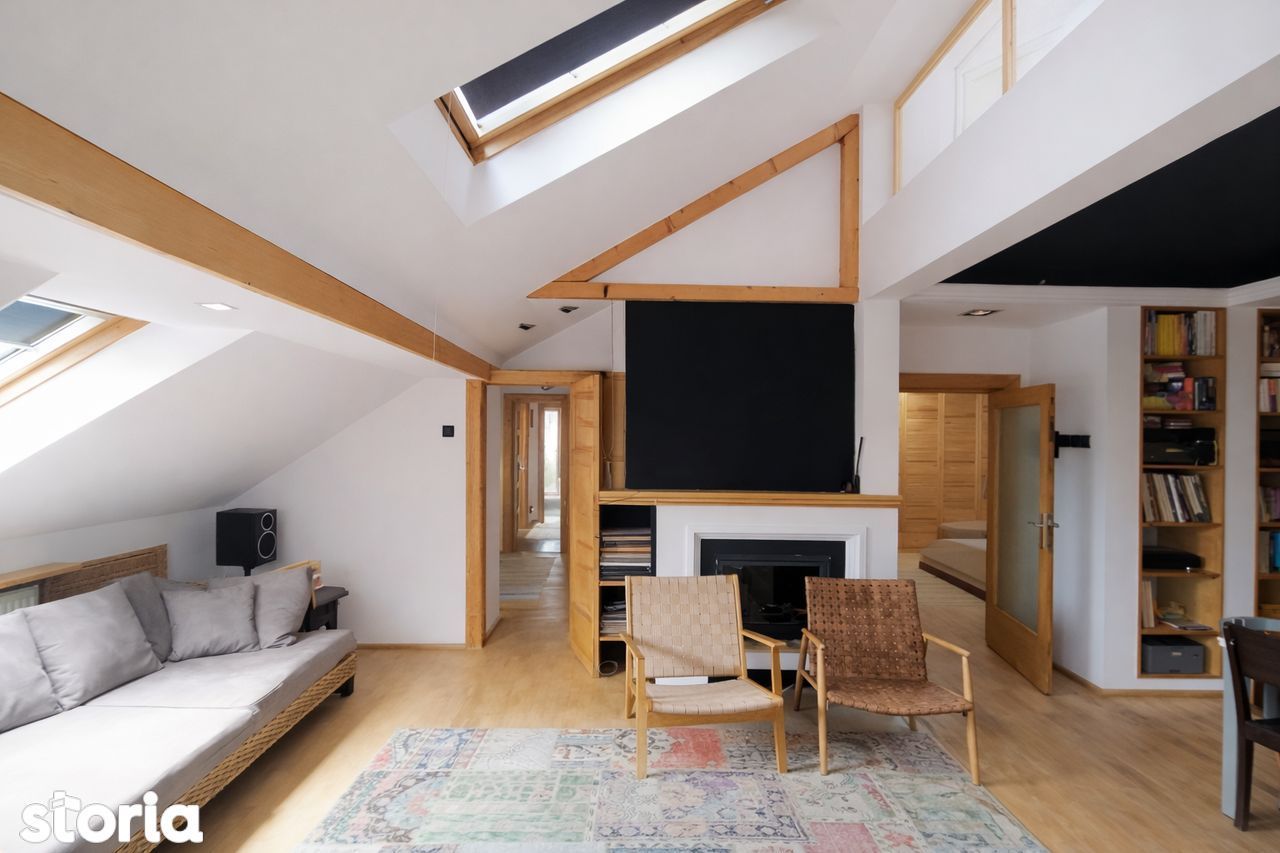 Mansardă tip loft în FLoreasca| 183.9 mp total | 6 camere - Poză 1