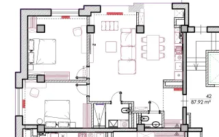 Chirie, penthouse, 3 camere, str. Mitropolit Varlaam, Centru - Poză 12