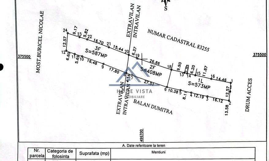 Teren intravilan+extravilan – Ștefănești. Comision 0%. - Schiță 6