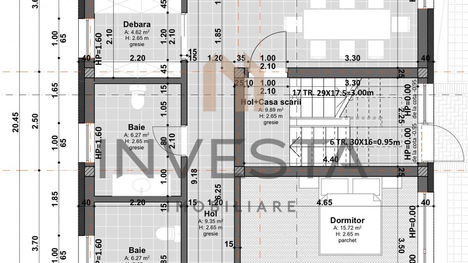 Ultimul apartament!  4 camere, 132 mp utili + gradina 100 mp! - Schiță 2