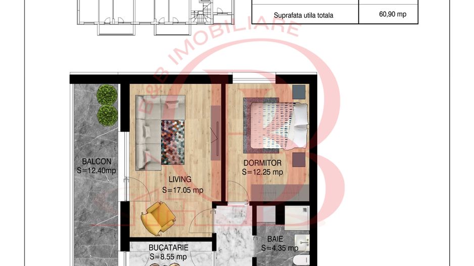2 camere decomandat   Pallady Metrou Nicolae Teclu - Poză 8