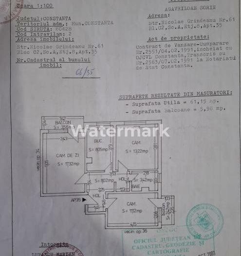 Vând apartament cu 3 camere Mobilat/Utilat in zona Km 4-5 - Poză 11