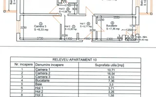 COMISION 0%, Apartament 3 Camere, Decomandat, 2 Balcoane, Zona Lipovei - Poză 11