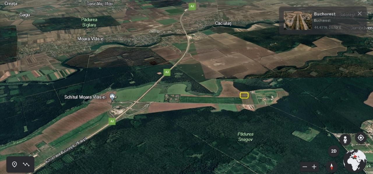 SNAGOV, langa Casa Vlasia, 3.500 mp. teren cu posibilitate pana la 7.000 mp. - Poză 4