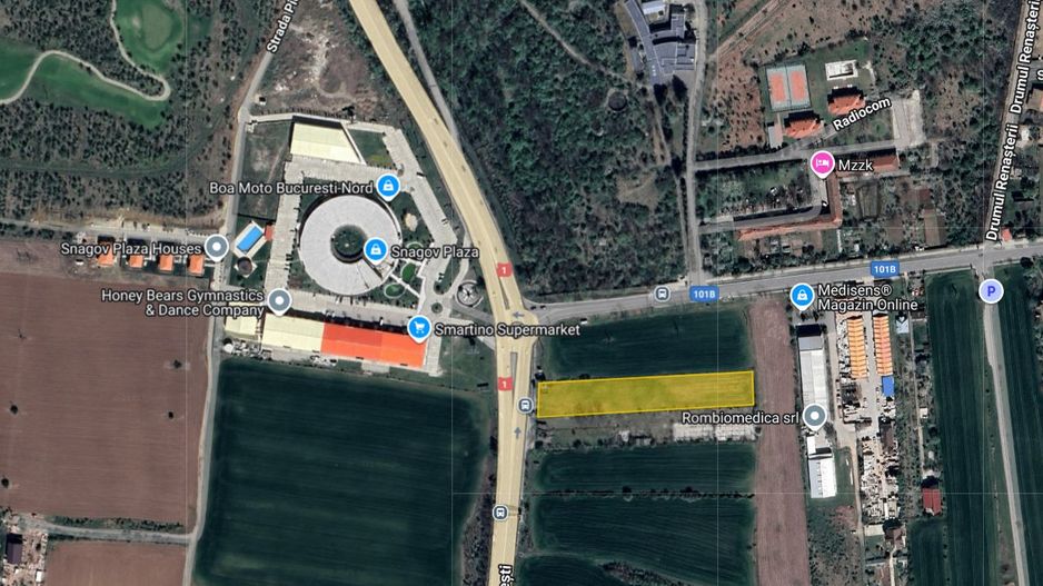 5000 mp!!! Intravilan Snagov Plaza,  28 ml - deschidere DN1 - Poză 10